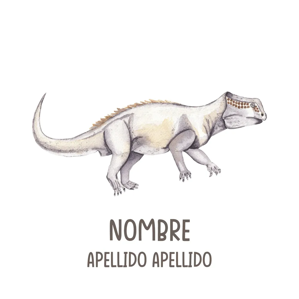 Dinosaurios acuarela