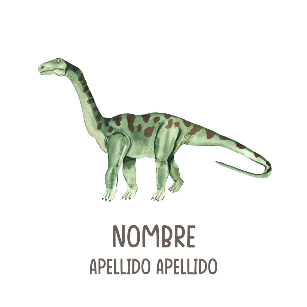 Dinosaurios acuarela 2