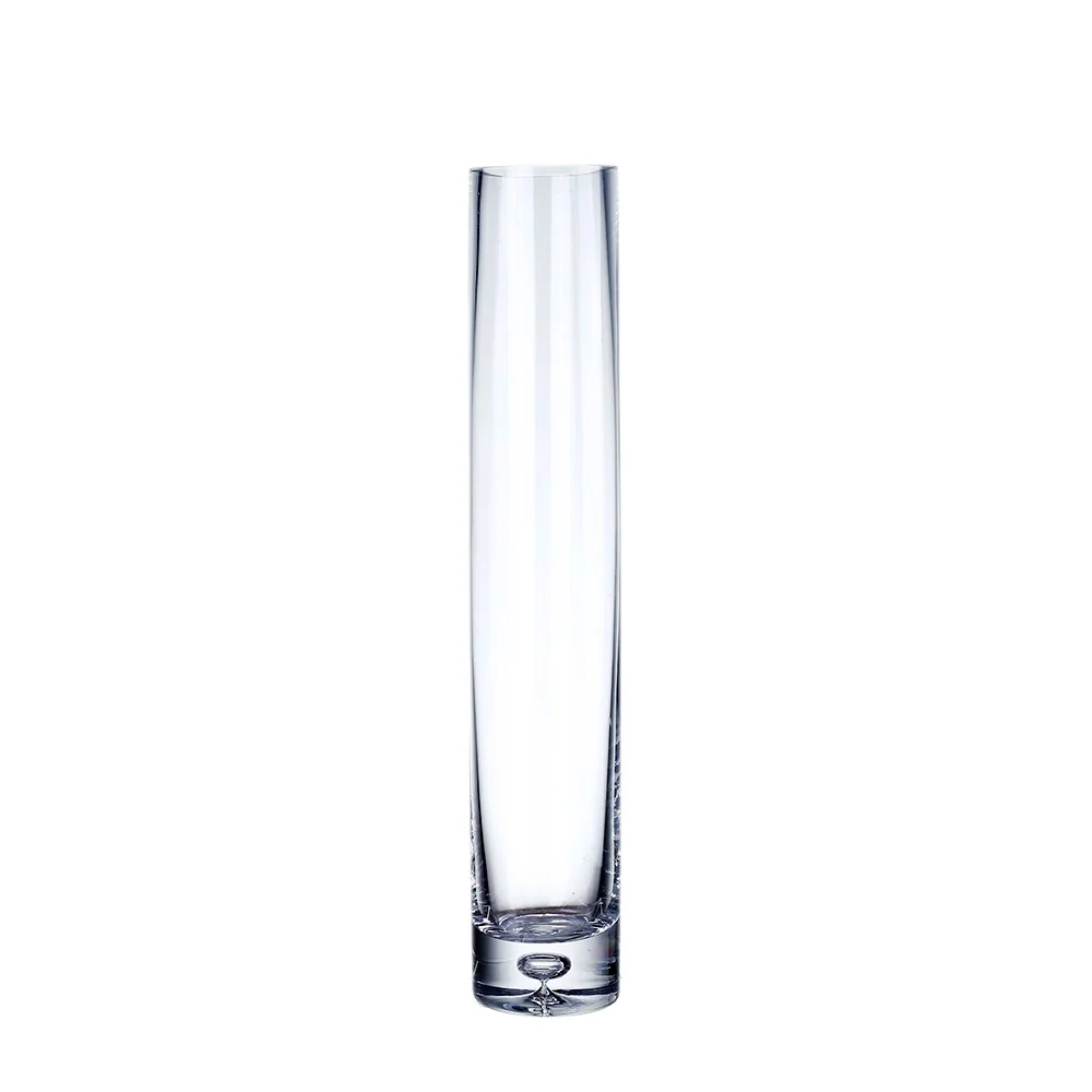 DM CLEAR VASE 3X15"