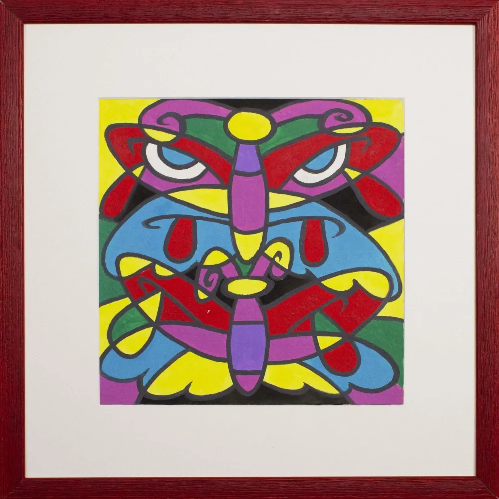 ECHAURREN Pablo, Acrílico sobre papel, 1999