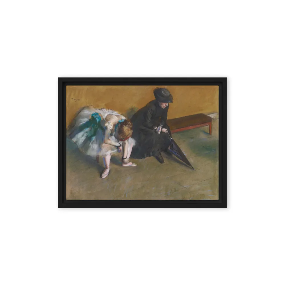 Lienzo - Edgar Degas, Esperando
