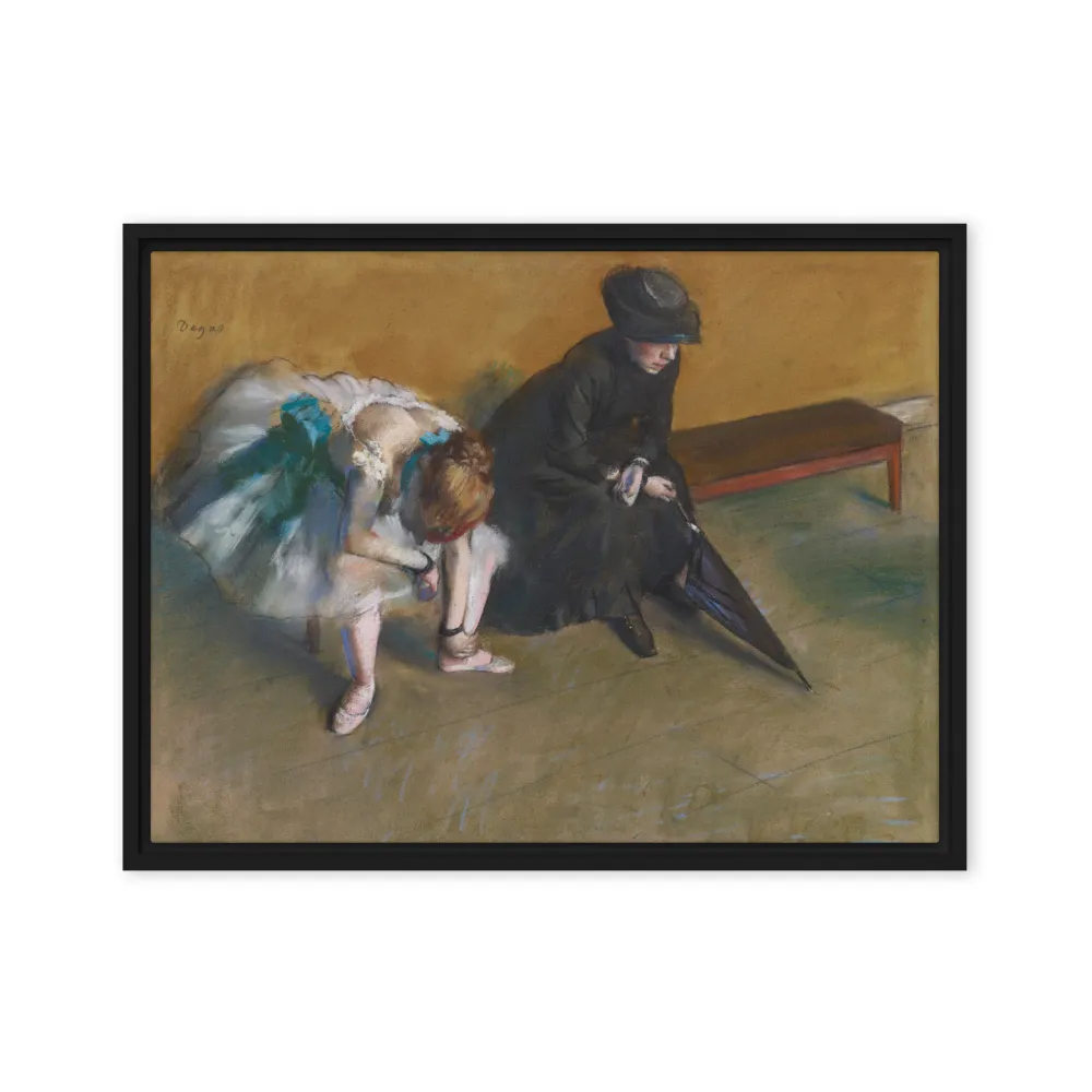 Lienzo - Edgar Degas, Esperando