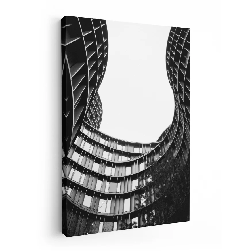 Edificio Curvo Poster