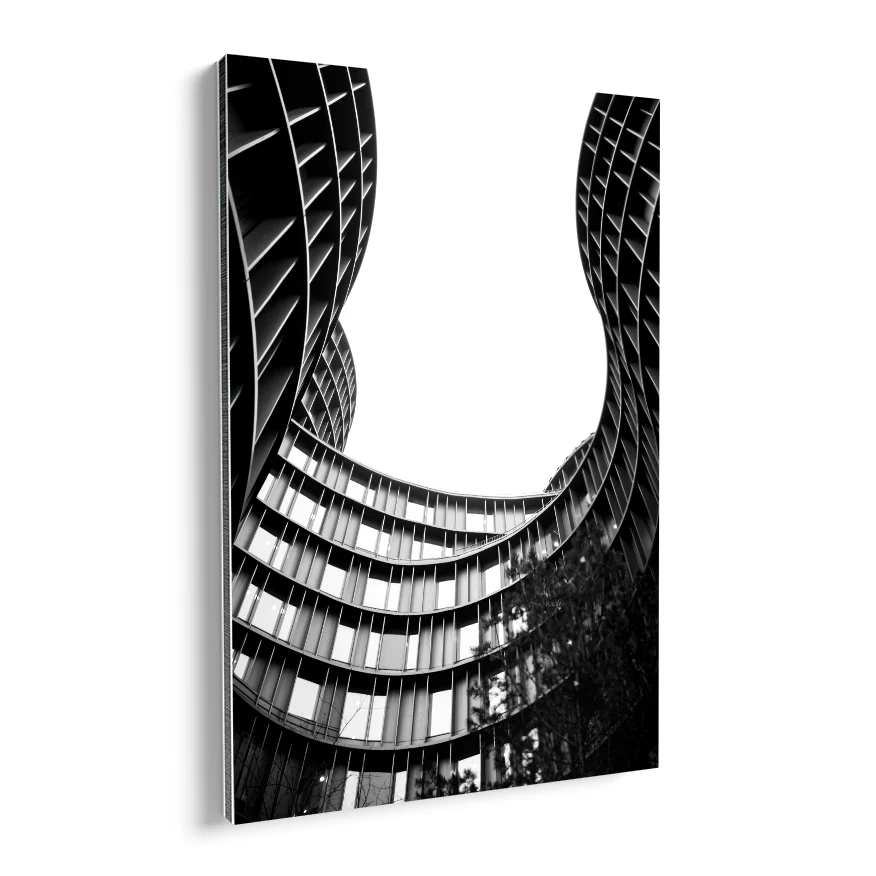 Edificio Curvo Poster