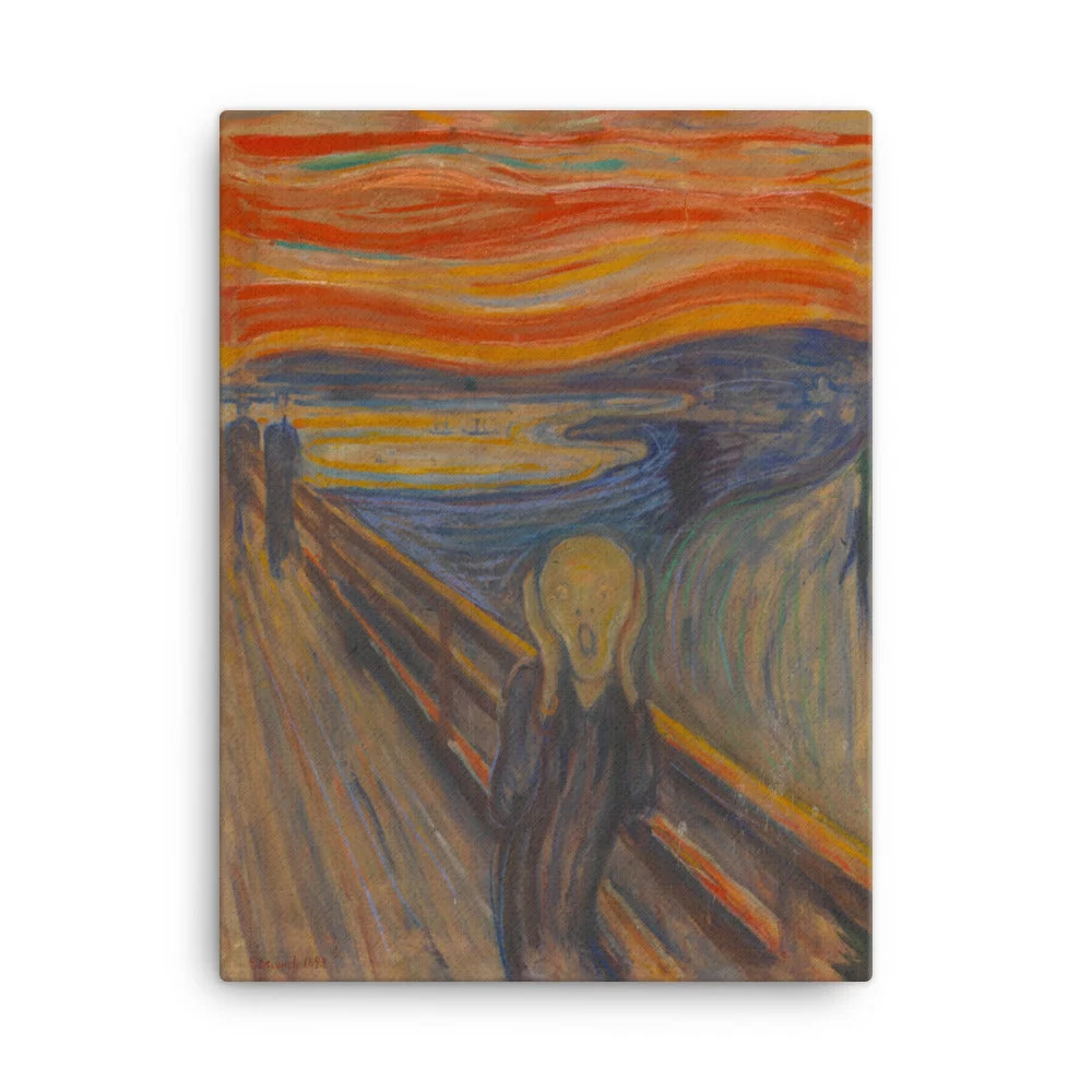 Edvard Munch, El grito - Leinwand