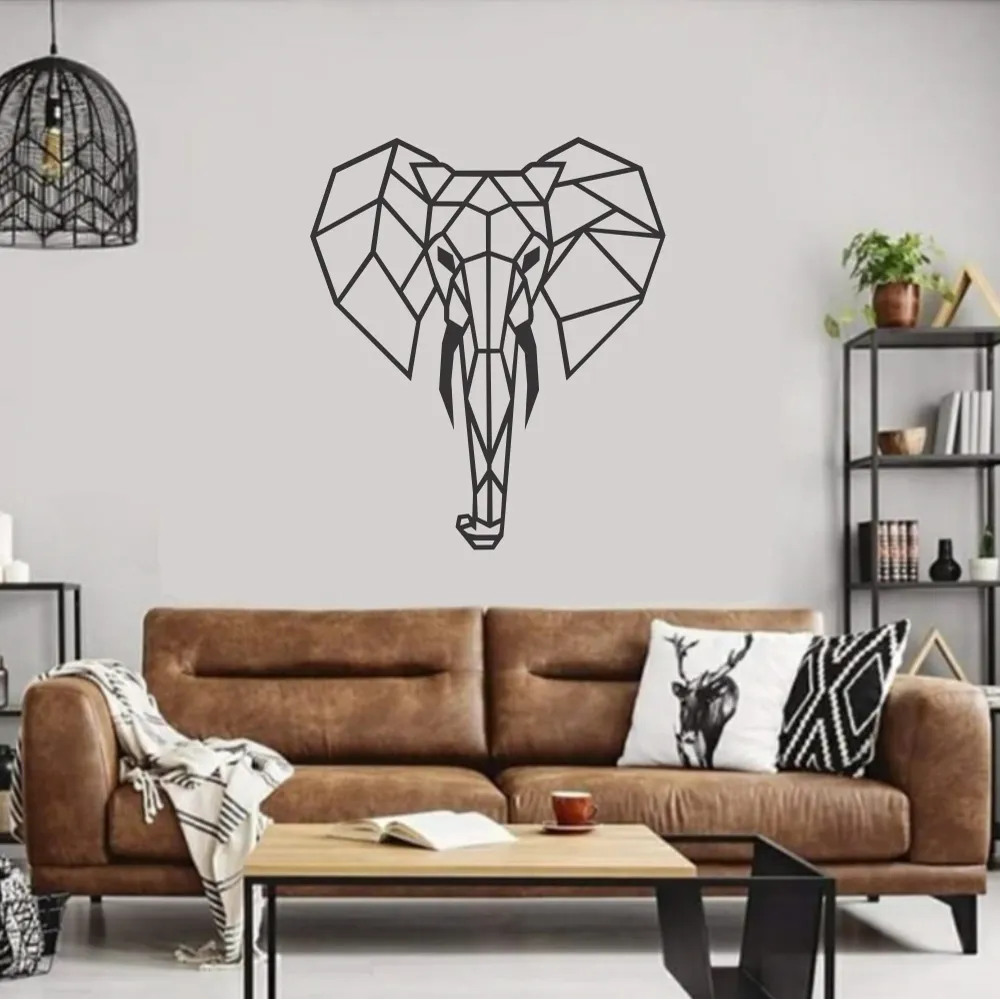 Elefante Geometrico sin pintar