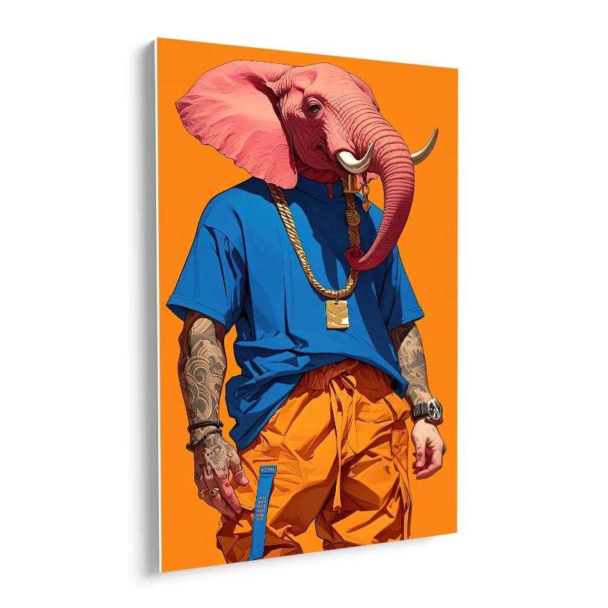 Elefante Rosa Poster