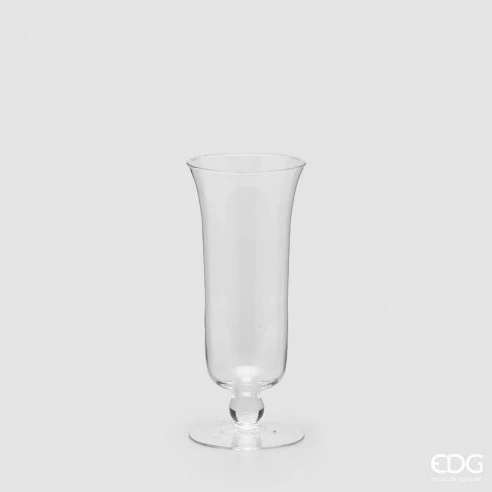 Jarrón de Cristal Transparente Enzo de Gasperi