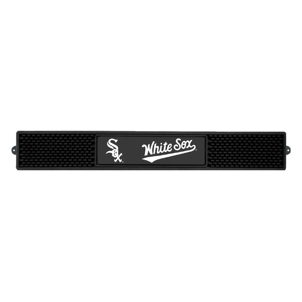 MLB - Alfombrilla de bar de los Chicago White Sox - 3,25 x 24 pulgadas. FANMATS