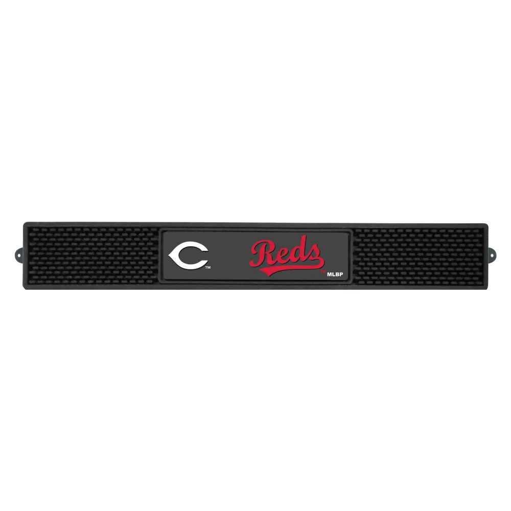 MLB - Alfombrilla de bar de los Cincinnati Reds - 3,25 x 24 pulgadas. FANMATS