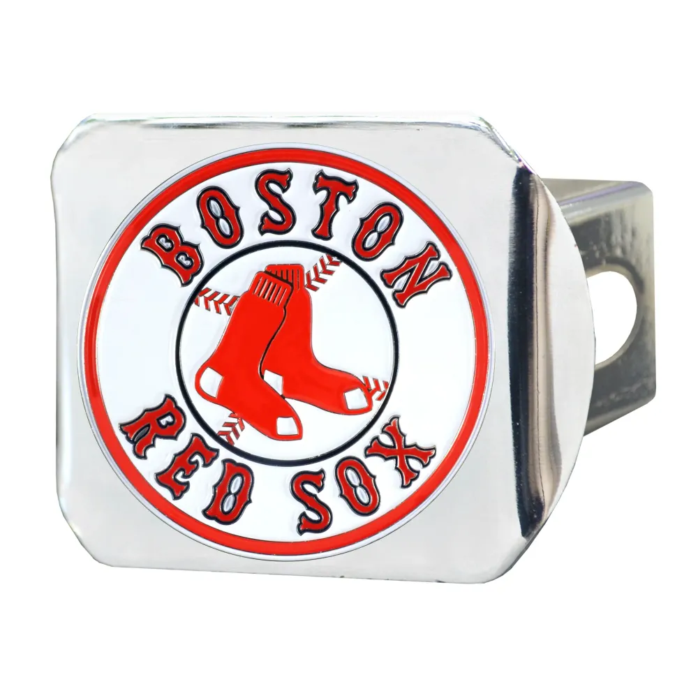 MLB - Cubierta de enganche de los Boston Red Sox - Emblema de color 3D FANMATS