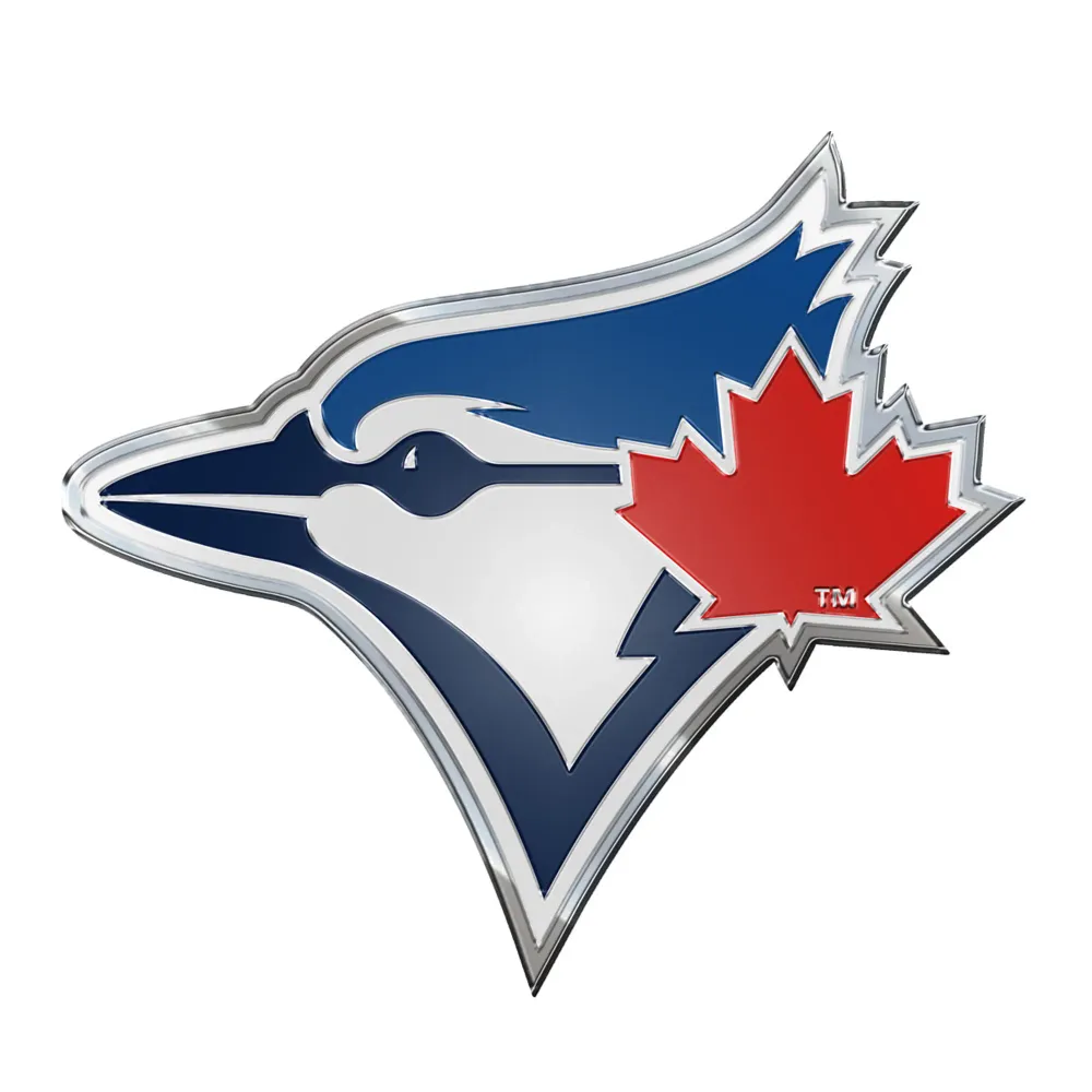 MLB - Emblema de aluminio resistente color de los Toronto Blue Jays FANMATS