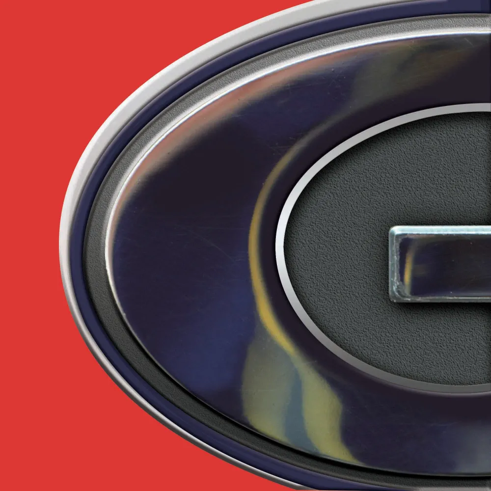MLB - Emblema de metal cromado en 3D de los Texas Rangers FANMATS
