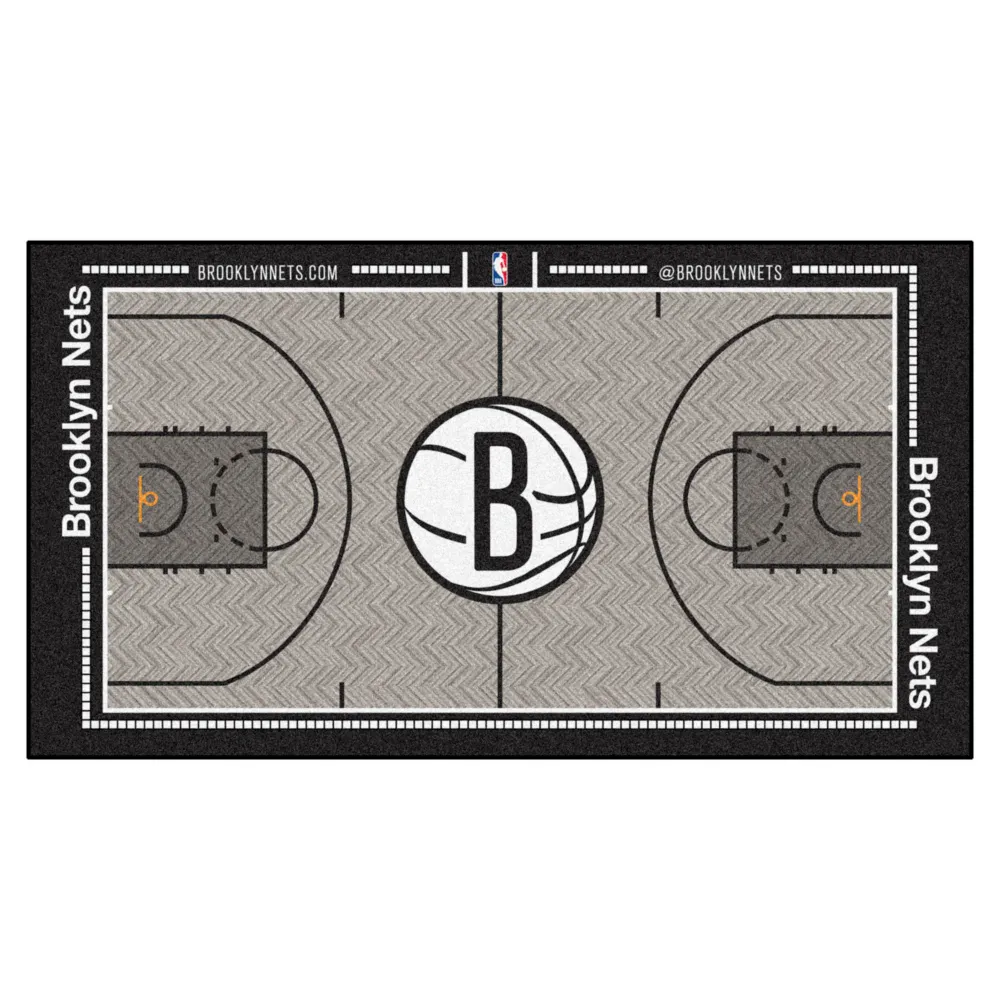 NBA - Alfombra de pasillo de los Brooklyn Nets - 30 x 54 pulgadas. FANMATS