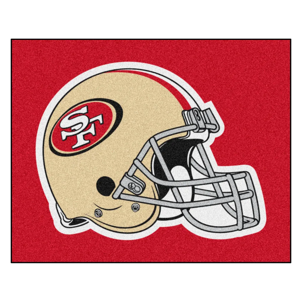 NFL - Alfombra con casco de los San Francisco 49ers - 5 pies x 6 pies. FANMATS