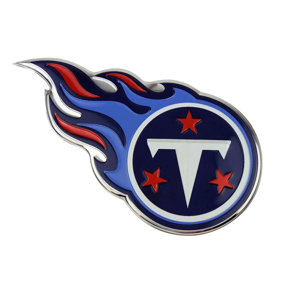 NFL - Emblema de aluminio resistente color de los Tennessee Titans FANMATS