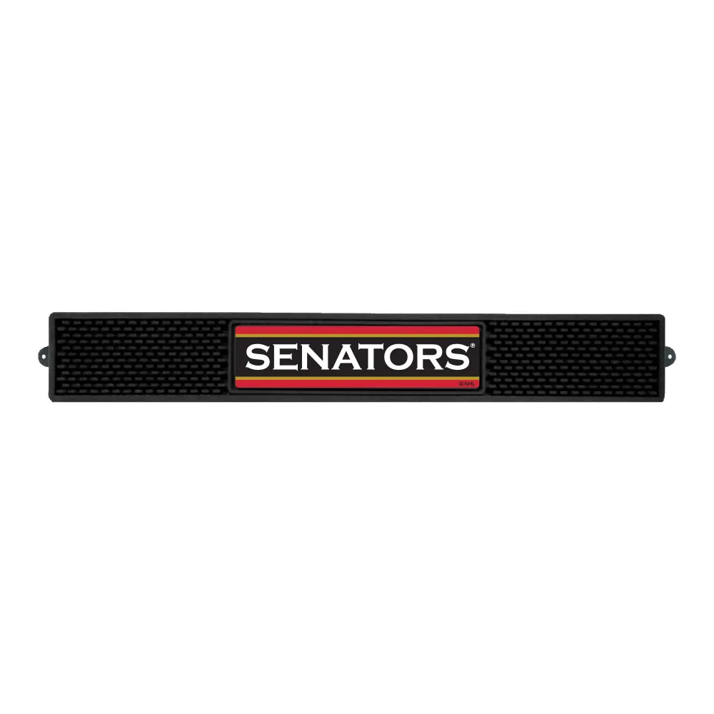 NHL - Alfombrilla de bar de los Ottawa Senators - 3,25 x 24 pulgadas. FANMATS