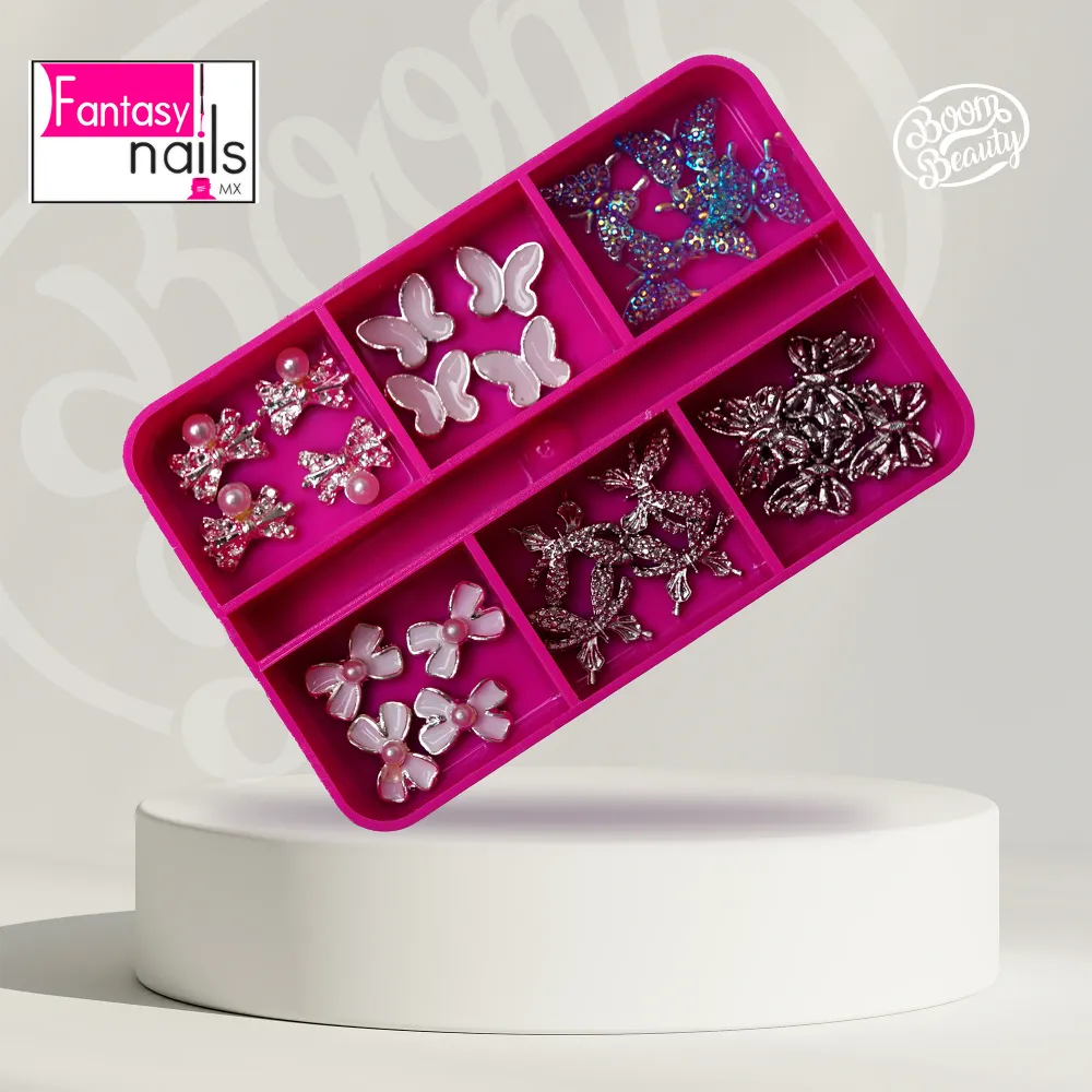 Cartera New Pink - Mariposas FANTASY NAILS