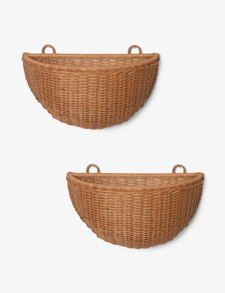 braided wall pockets set Ferm Living