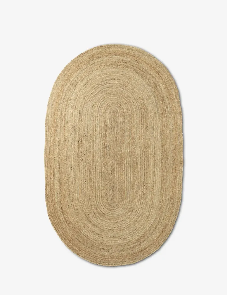 eternal oval jute rug Ferm Living