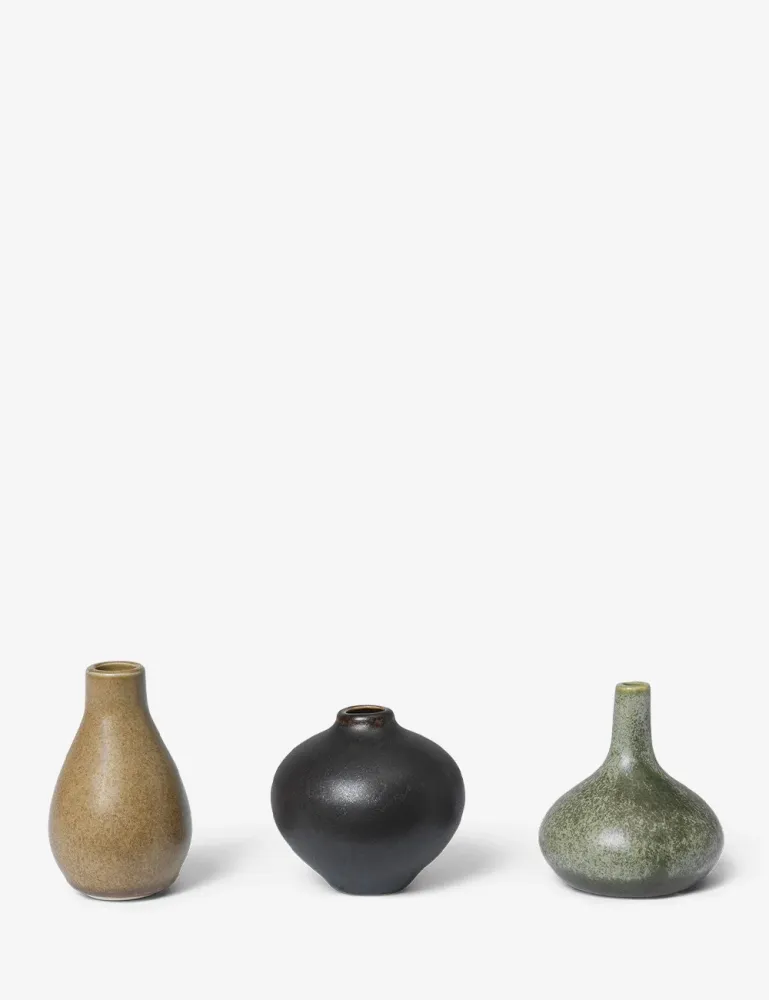 Jarrones Komo mini 3 set Ferm Living