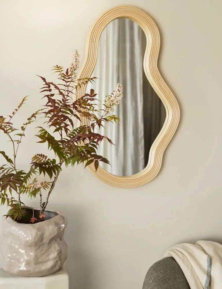 pond mirror m rattan Ferm Living