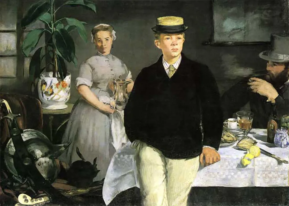 El almuerzo en el estudio (Edouard Manet) Fine Artic