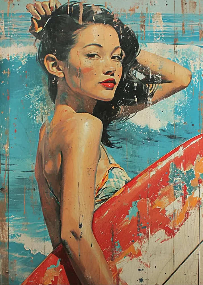 Another beautiful surfer Fine Artic