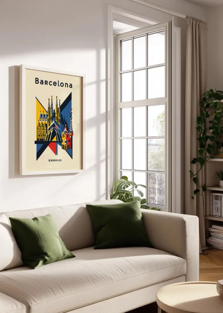 Barcelona Poster Bauhaus 2 Fine Artic