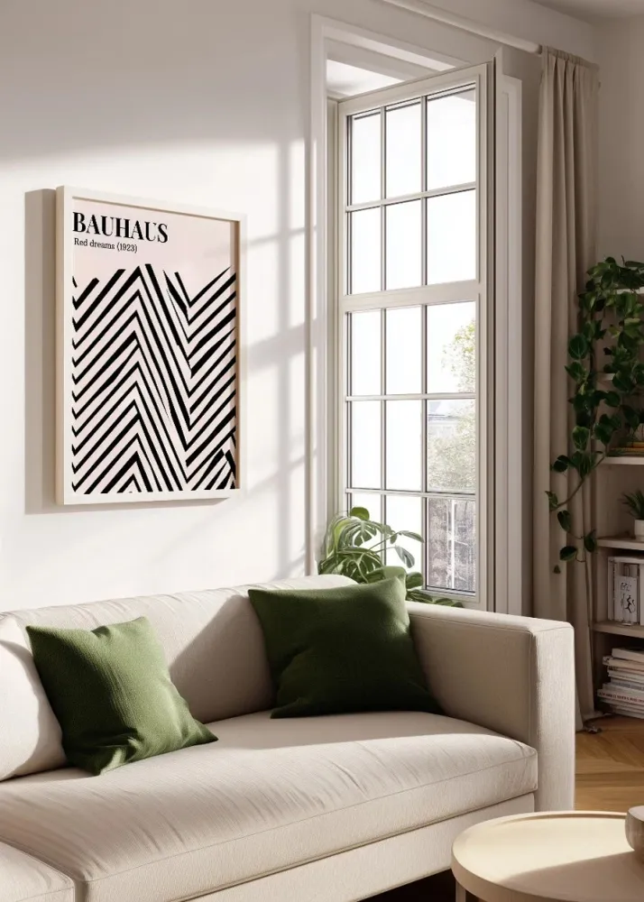 Bauhaus en blanco y negro Fine Artic