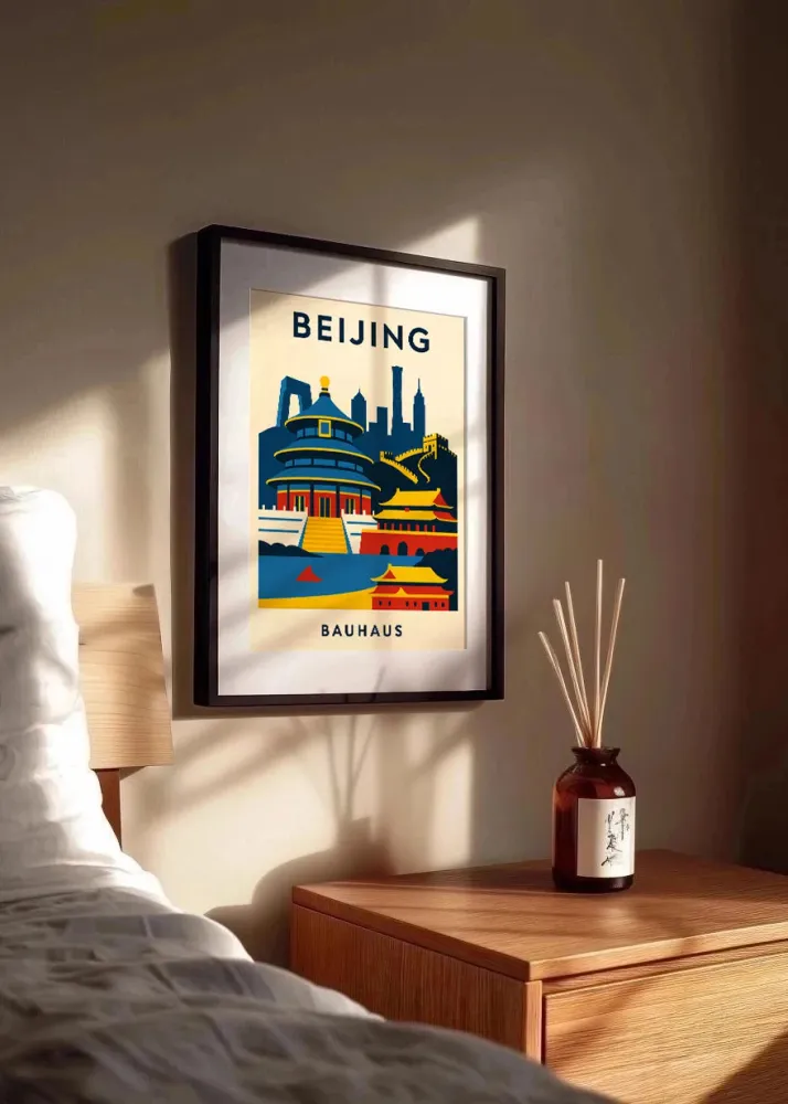 Beijing Poster Bauhaus Fine Artic