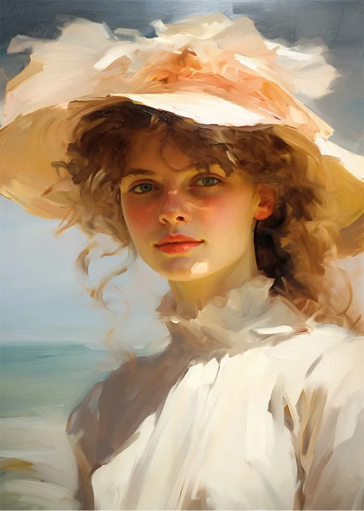La bella mujer de Sorolla Fine Artic