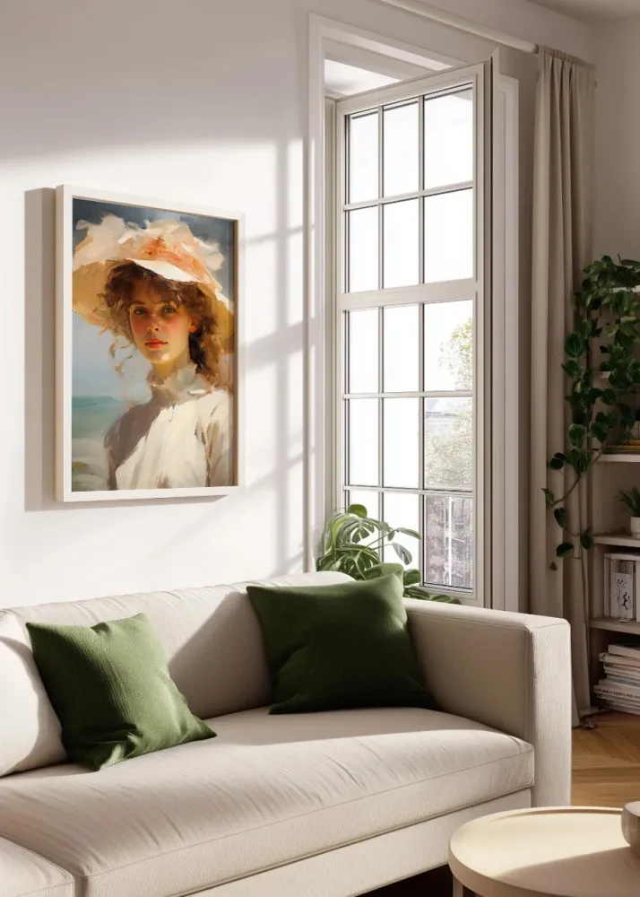 La bella mujer de Sorolla Fine Artic