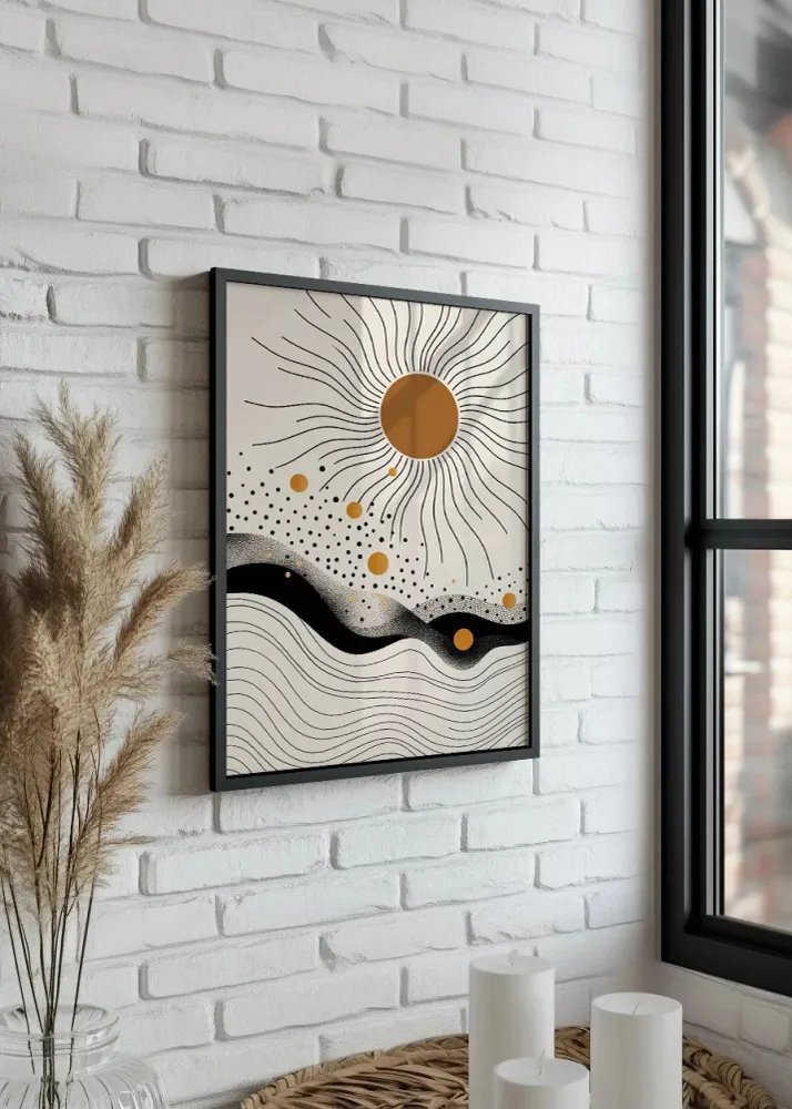 Boho art soleado Fine Artic