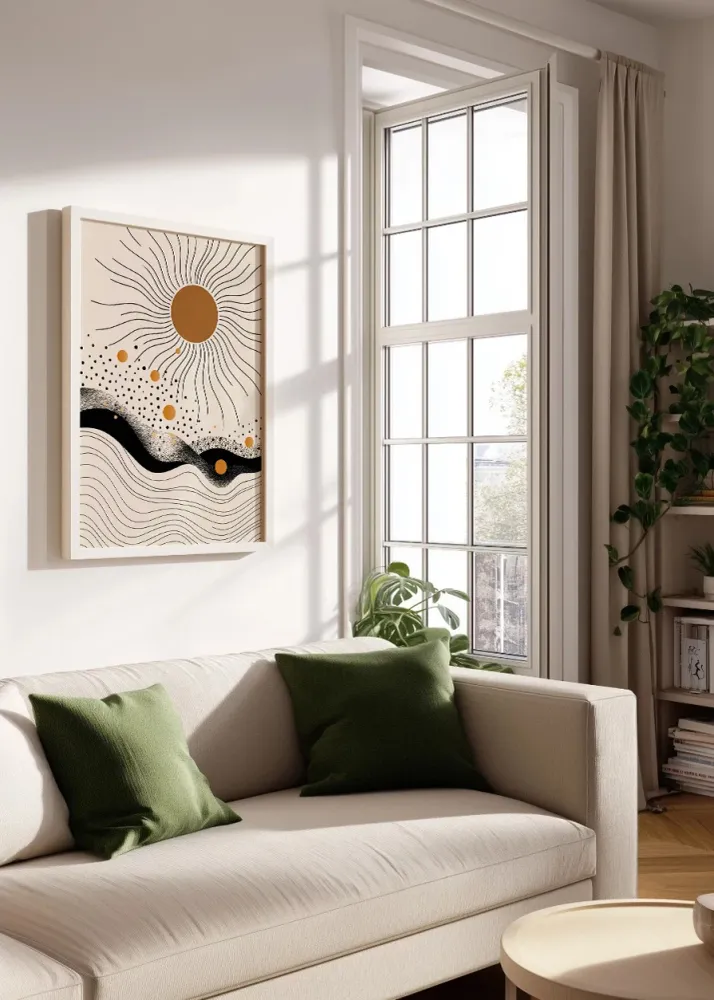 Boho art soleado Fine Artic