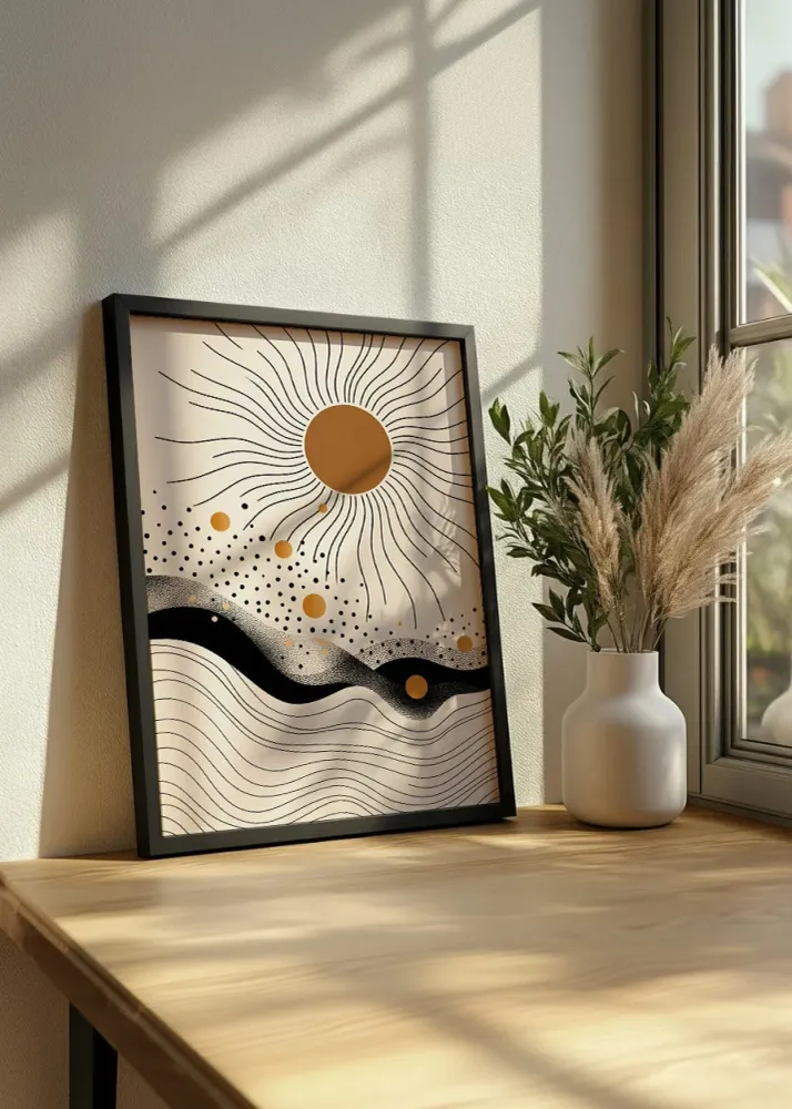 Boho art soleado Fine Artic