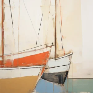 Botes en el muelle Fine Artic