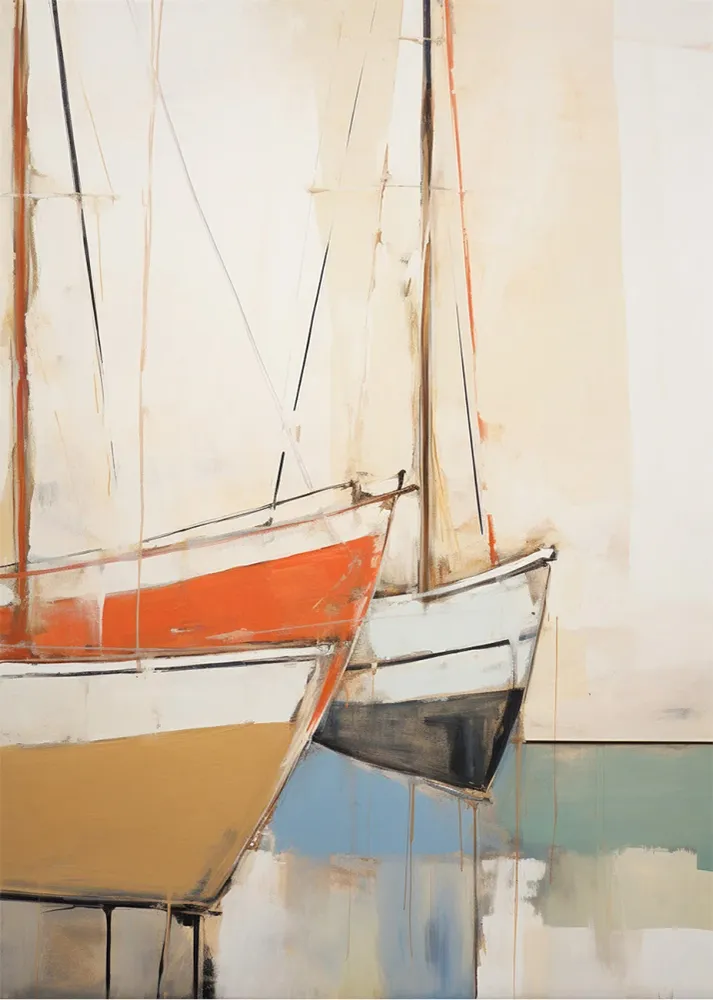 Botes en el muelle Fine Artic