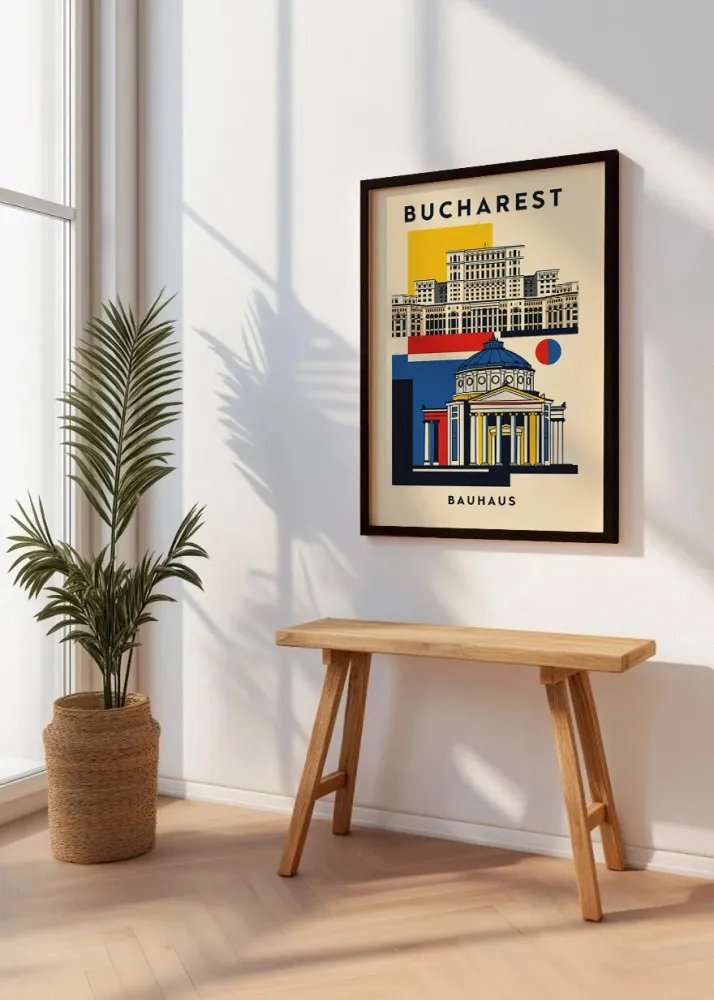 Bucarest Poster Bauhaus Fine Artic
