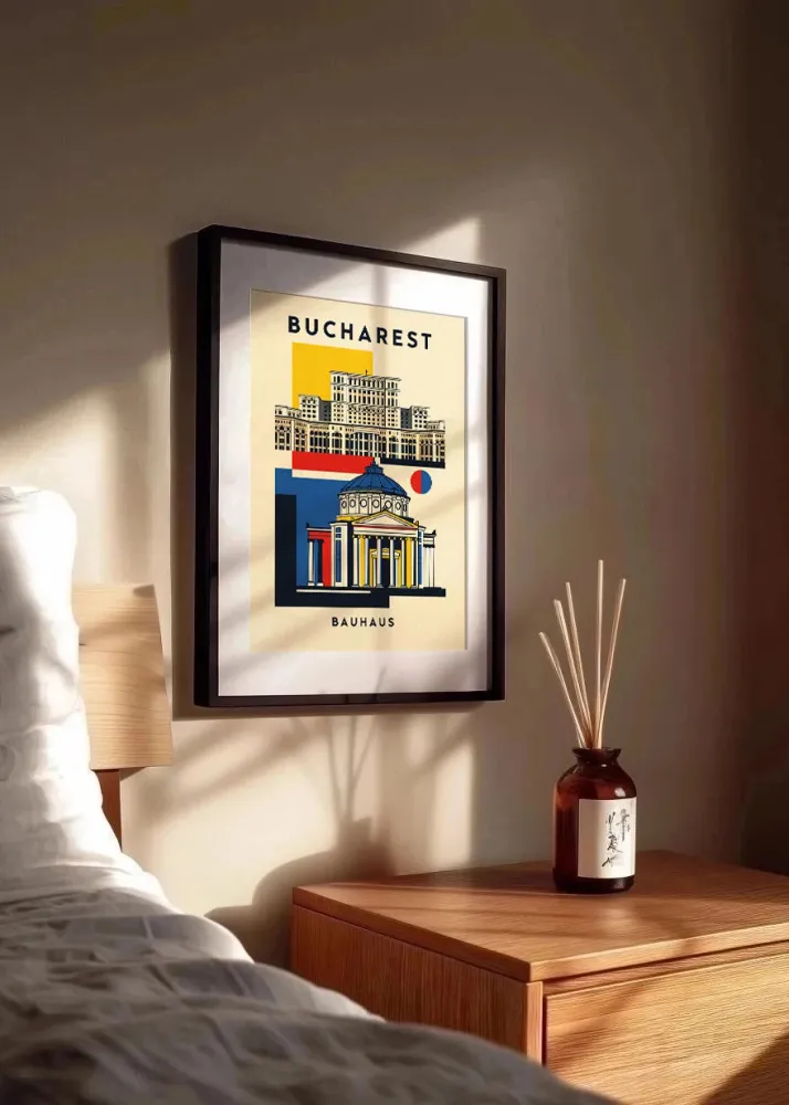 Bucarest Poster Bauhaus Fine Artic