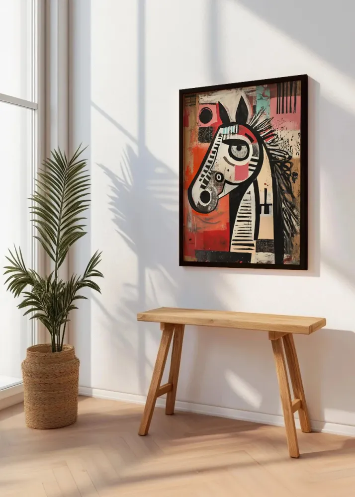 Caballo abstracto Fine Artic