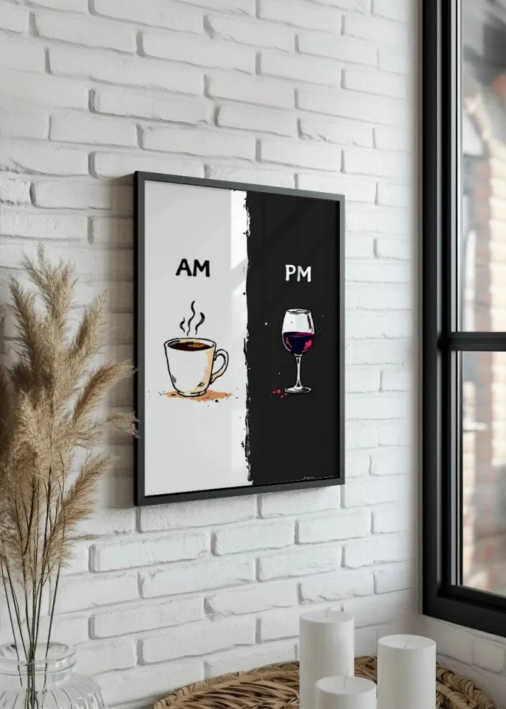 Café y Vino AM PM Fine Artic