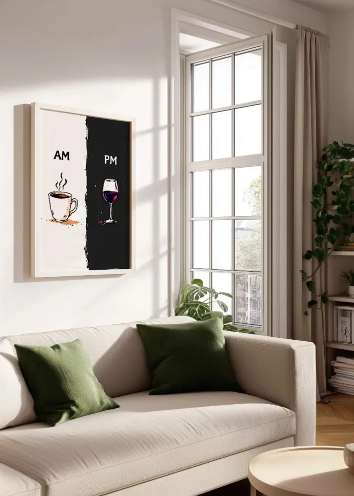 Café y Vino AM PM Fine Artic