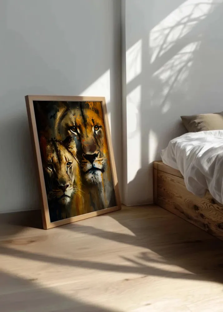 La cara de los leones Fine Artic