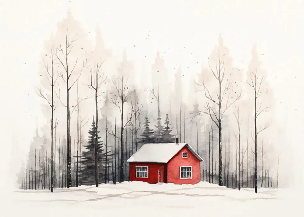 Casa de bosque Fine Artic