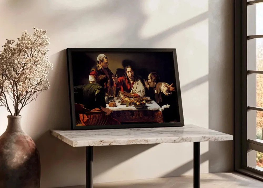 Cena en Emaús (Caravaggio) Fine Artic