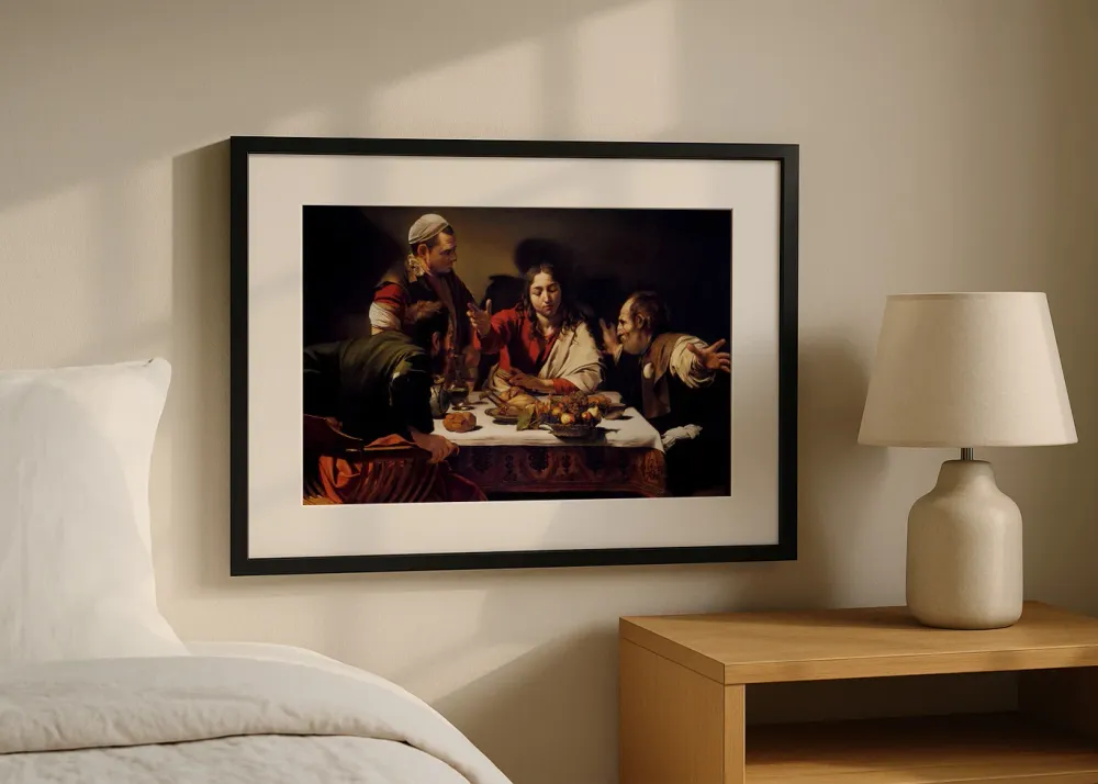 Cena en Emaús (Caravaggio) Fine Artic