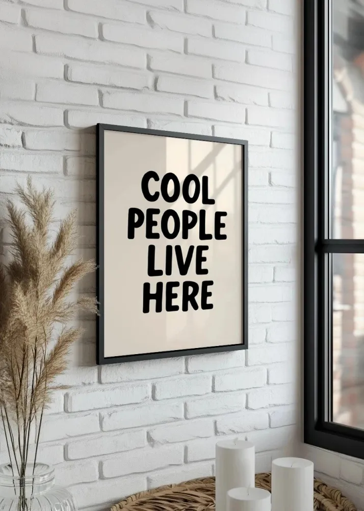 Cool people live here Fine Artic