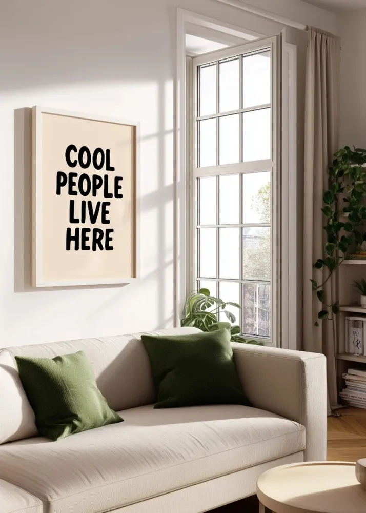 Cool people live here Fine Artic
