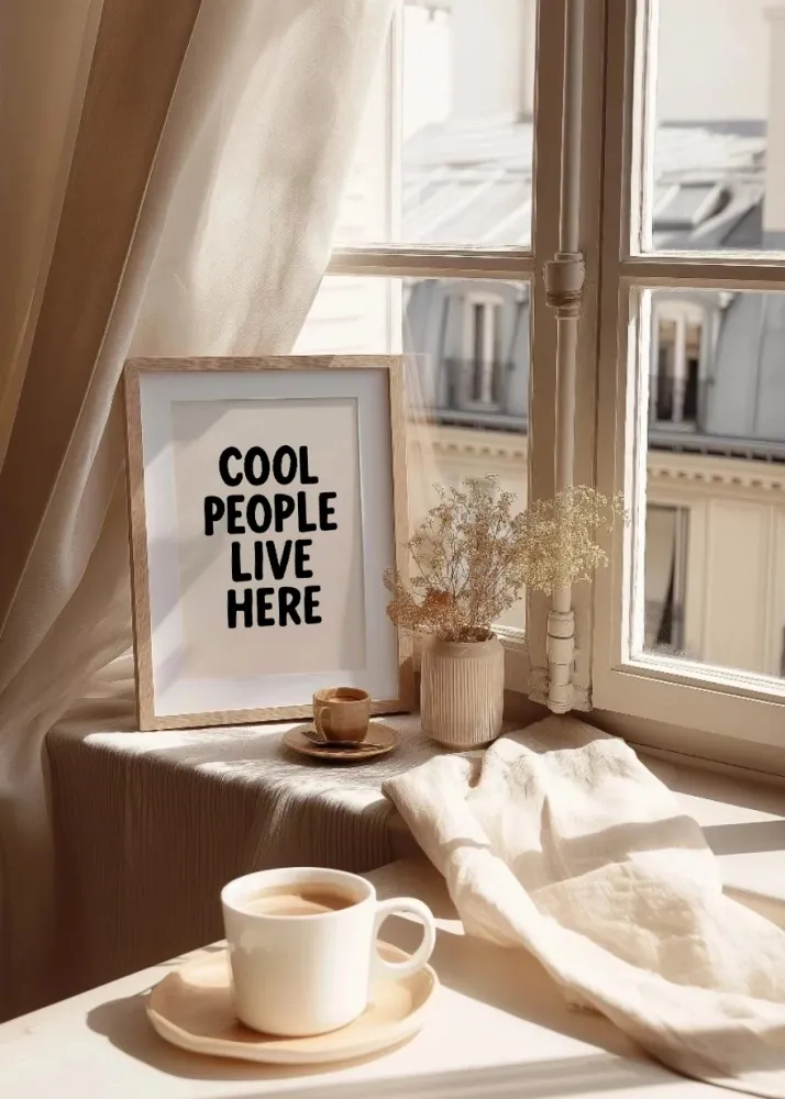 Cool people live here Fine Artic